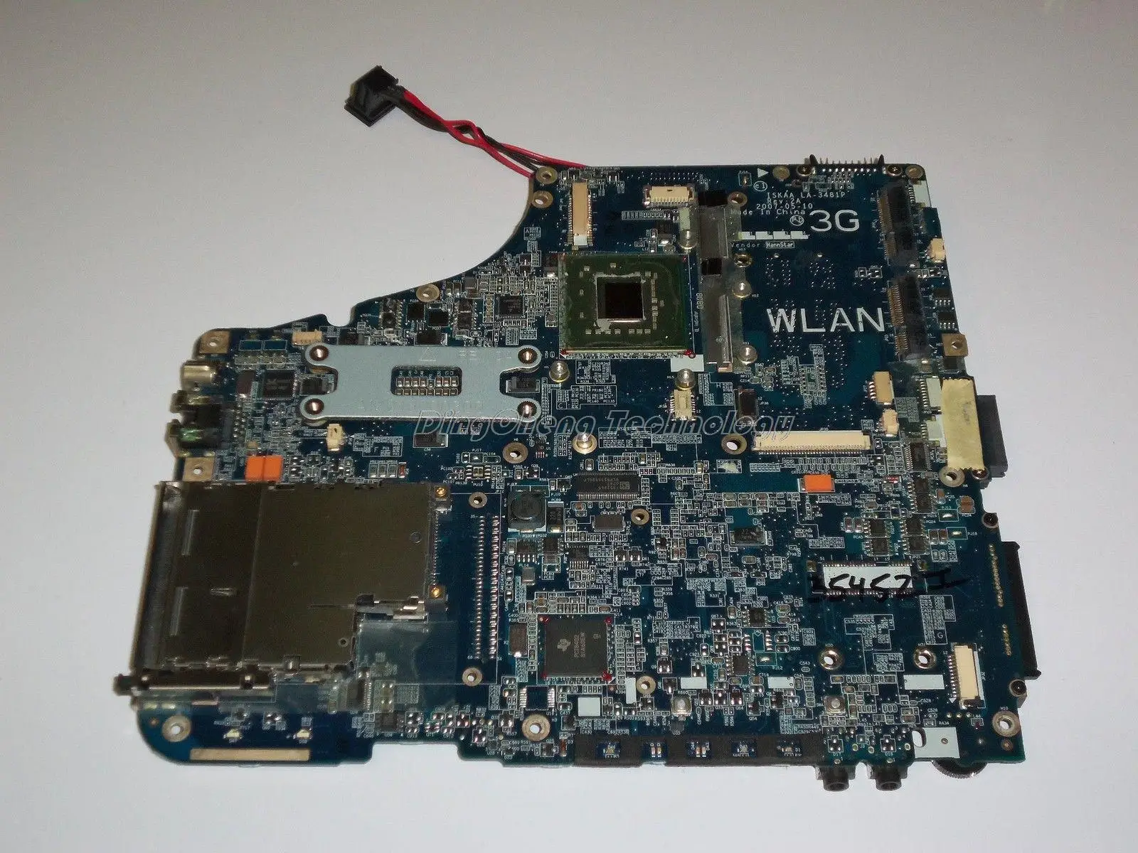Оригинальный ноутбук Материнская Плата Для Toshiba Satellite A200 A205 K000052930 ISKAA LA-3481P GM965 DDR2