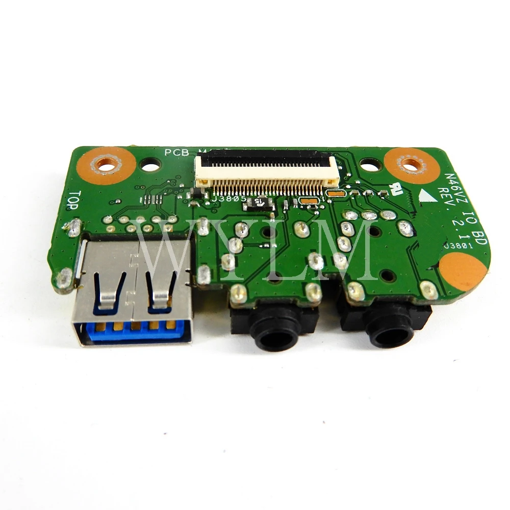 N46VZ IO board REV2.0 for ASUS N46V N46VM N46VJ N46VB Laptop motherboard USB Audio | Компьютеры и офис