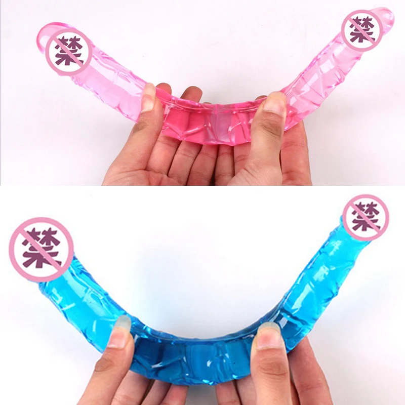 Огромный фаллоимитатор с двойной головкой анальная пробка для пениса