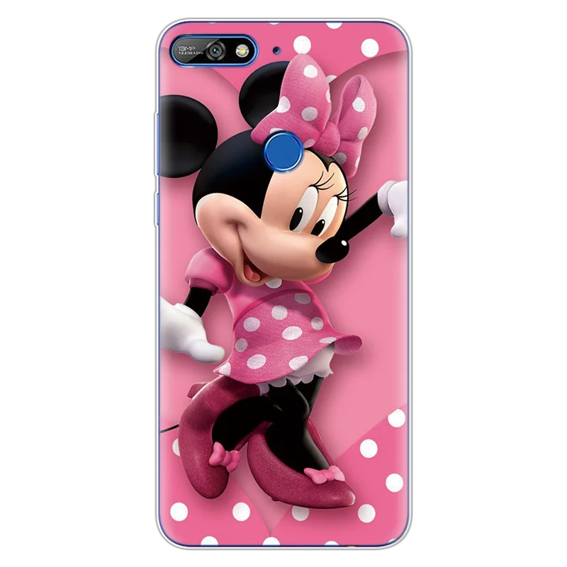 Силиконовый чехол для huawei Y7 Prime Funda, мультяшный подарок для пары, защита для huawei Y7 Prime, мягкий чехол, резиновый Модный чехол