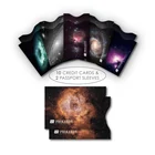 Набор защитных чехлов для кредитных карт, алюминиевая защитная держатель экрана-кошелек для 10 кредитных карт и 2 паспортов