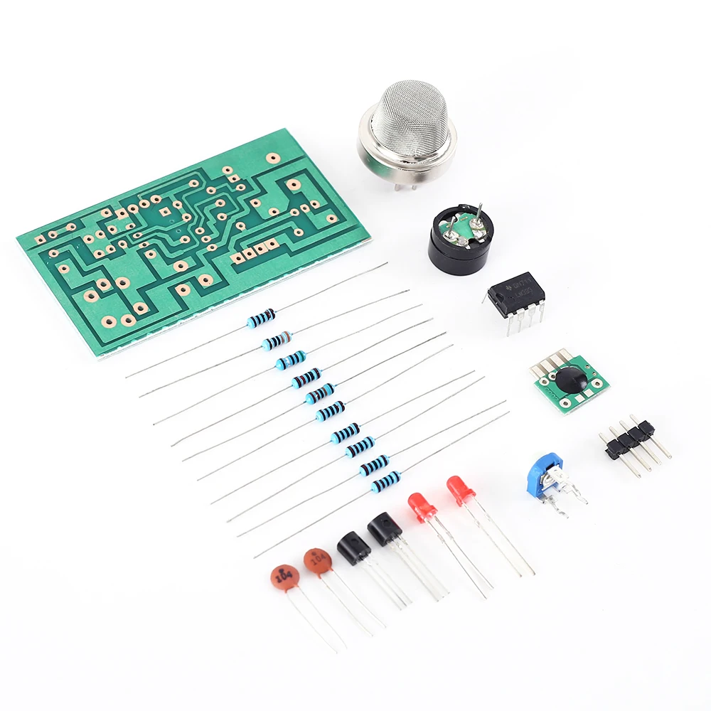 Электронный DIY Kit MQ 2 дыма Сенсор детектор природного газа сигнализации