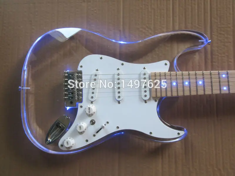 Электрическая гитара Оптовая продажа новая акриловая электрогитара/fen