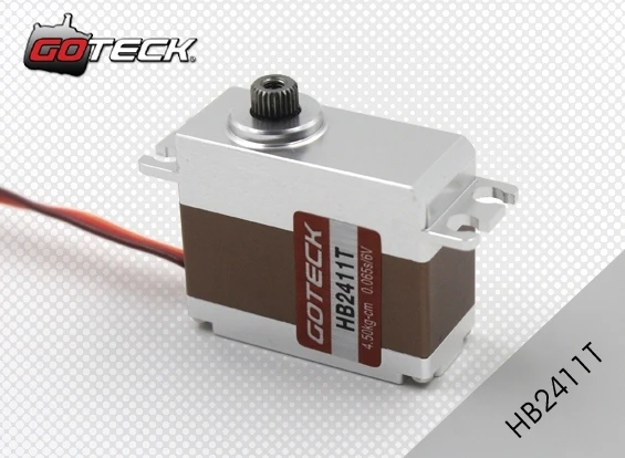 Goteck HV Цифровой бесщеточный dc servo металлический редукторный двигатель HB2411T с 4