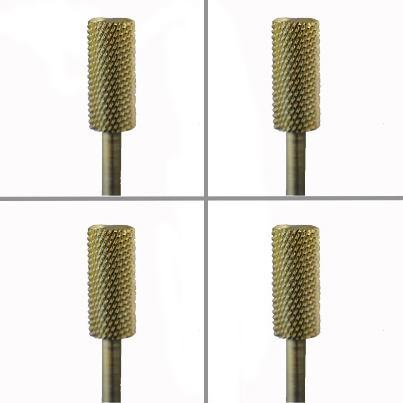 

4pcs Carbide Nail Drill Bit -Small Pink & White Bit - M
