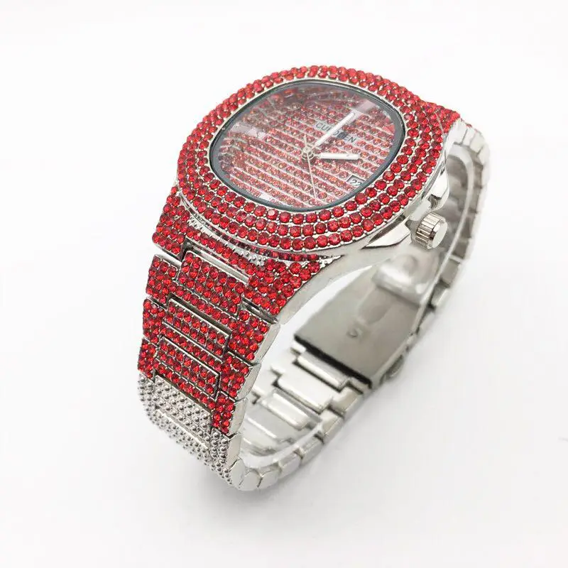 Iced Out часы для женщин хип-хоп Bling Diamond мужские деловые часы из нержавеющей стали горячие модные женские наручные часы женские часы мужские