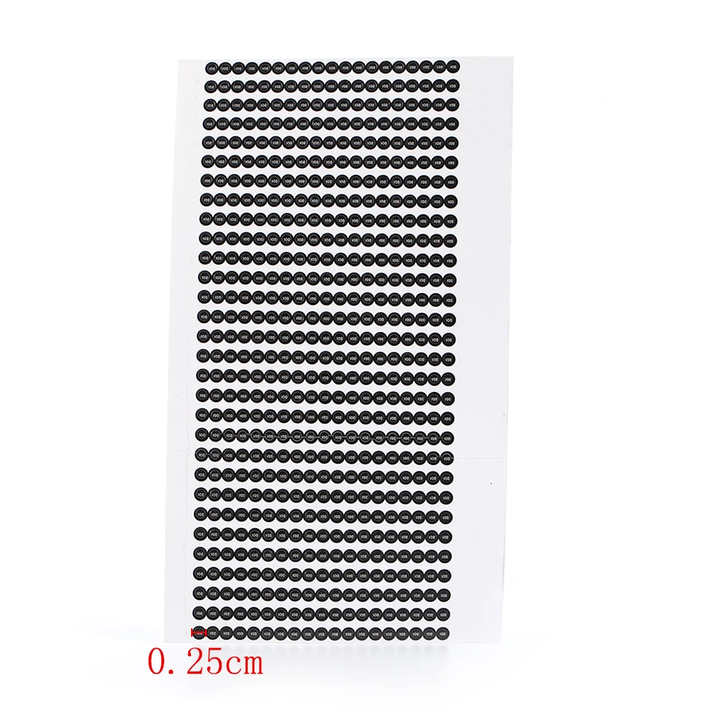

1000pcs/set Round 2.5mm Void Sticker Warranty "void" If Seal Broken Or Removed Sealing Label Black Color