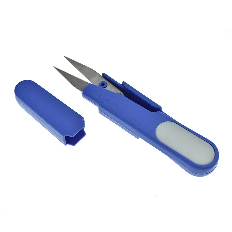 Классические ножницы для вышивки крестиком V-образная форма пластиковый корпус