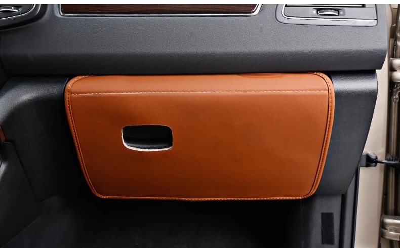 Car-styling Stickers Car Co-pilot Storage Box Anti-kick Protection Pad Mat Auto Accessories For Renault Koleos 2017 2018 | Автомобили и