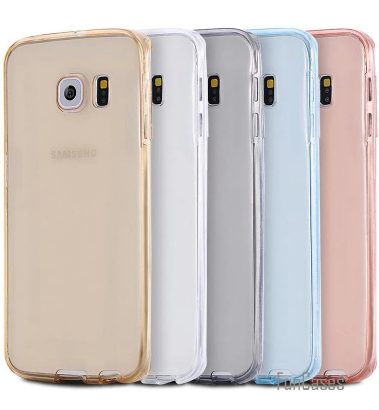 Прозрачный чехол с полным покрытием для Samsung Galaxy A6 Plus A8 A9 2018 A750 360 градусов мягкая