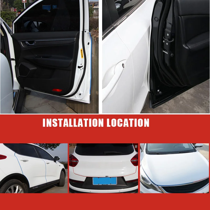 

BEMOST Car Styling Edge Door Moldings Crash Strip Protection Scratch Sticker For Lifan For LF320 330 530 630 720 X50 60 LF520