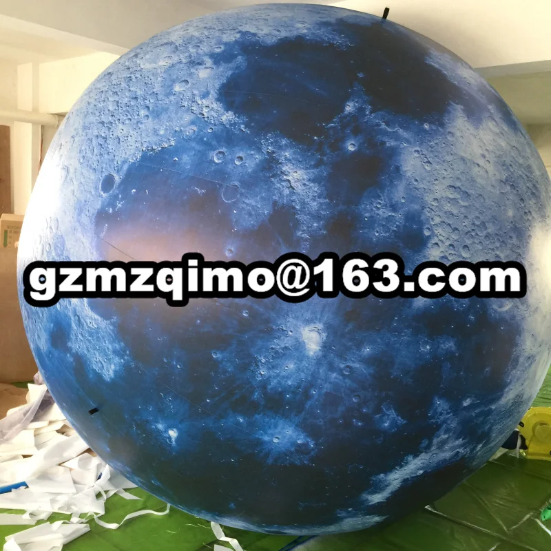 

inflatable LED helium balloon inflatable moon sphere giant flying inflatable helium full printing balloon