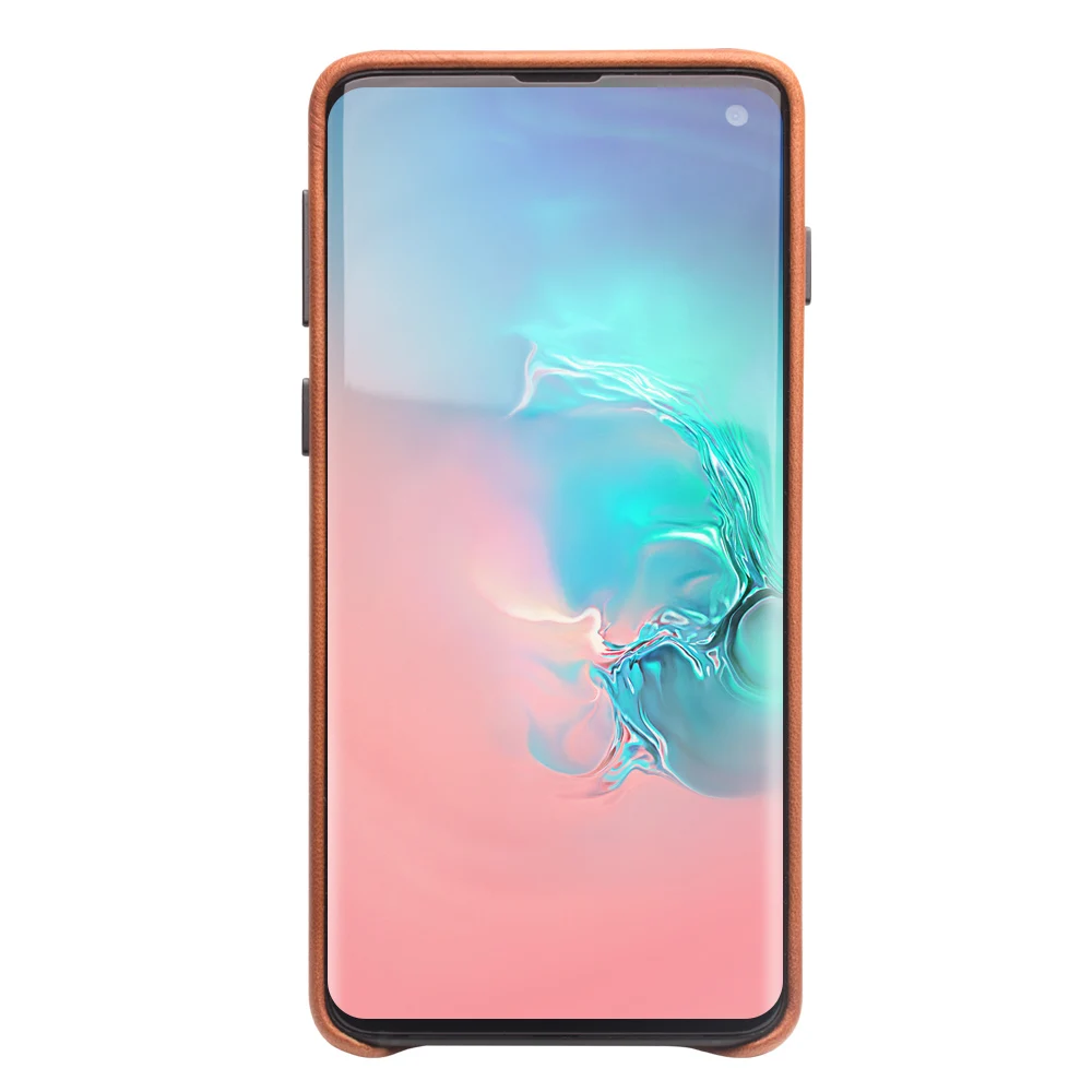 Чехол ручной работы из натуральной кожи для Samsung Galaxy S10 Plus Роскошный ультра тонкий