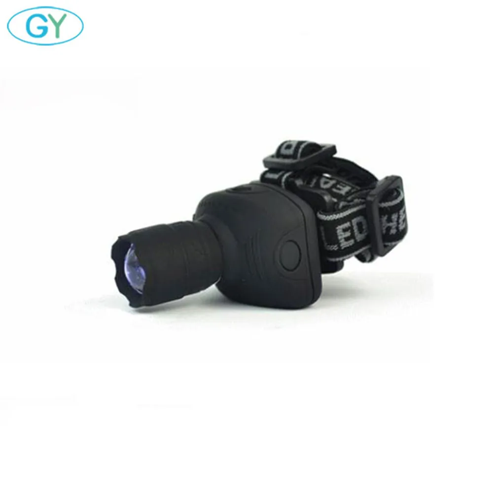 Черный 3 Вт светодиодный сильный головной свет Высокая Низкая Вспышка Выходная