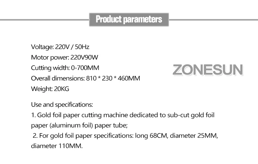 ZONESUN 0-700 мм ширина электрического устройства для резки фольги бумаги 90 Вт теплопередача штамповки фольги резки машины