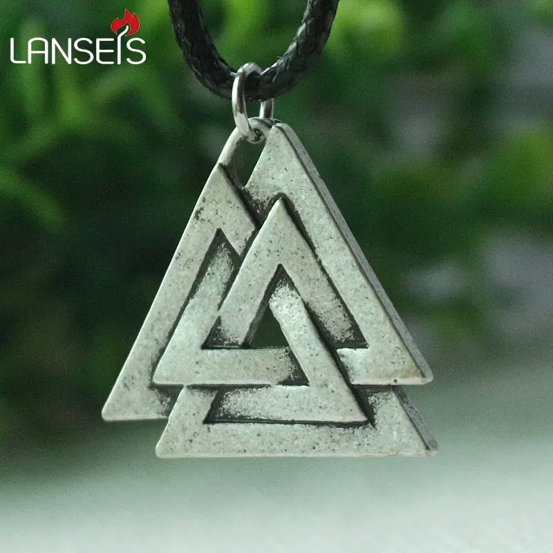 1 шт. панк VALKNUT викингов Оловянный Ретро кулон скандинавские ювелирные изделия