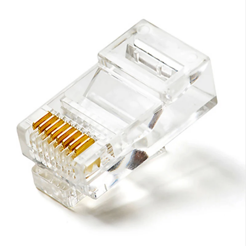 10 шт./лот RJ45 сетевой кабель модульный CAT5e штекер 8P8C с кристаллической головкой |