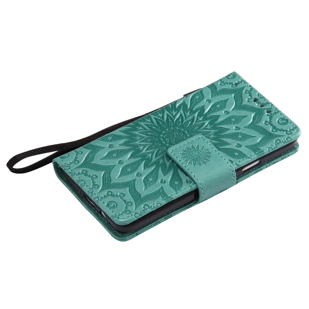 Мода Fundas Флип Подсолнечное бумажник Case для Samsung A3 A3000 A300F + Закаленное Стекло