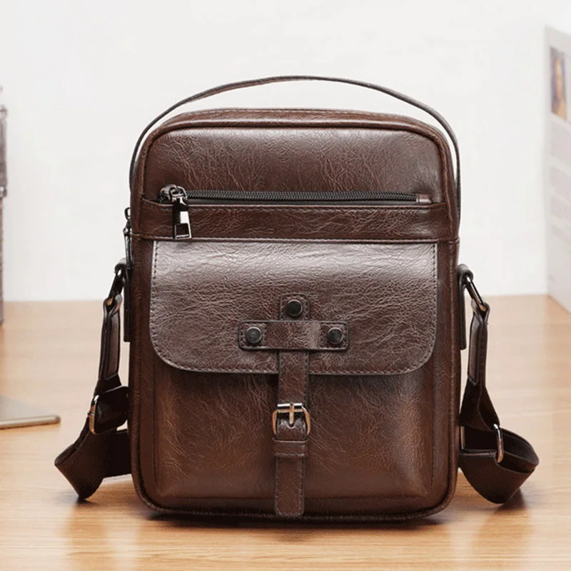 MoneRffi мужская сумка через плечо сумка-почтальонка 2019 Модные мужские Сумки из