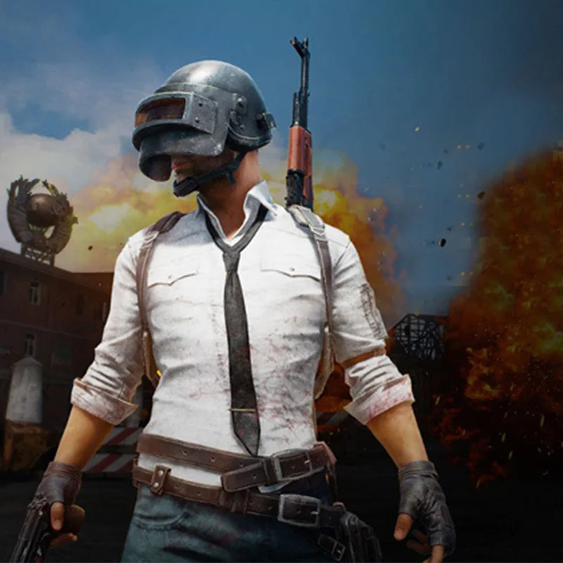 

Lensple 17cm Game Player Playerunknown's Battlegrounds Eat Chicken Pubg Action Figure Model Winner Chicken Dinner Toy Gifts