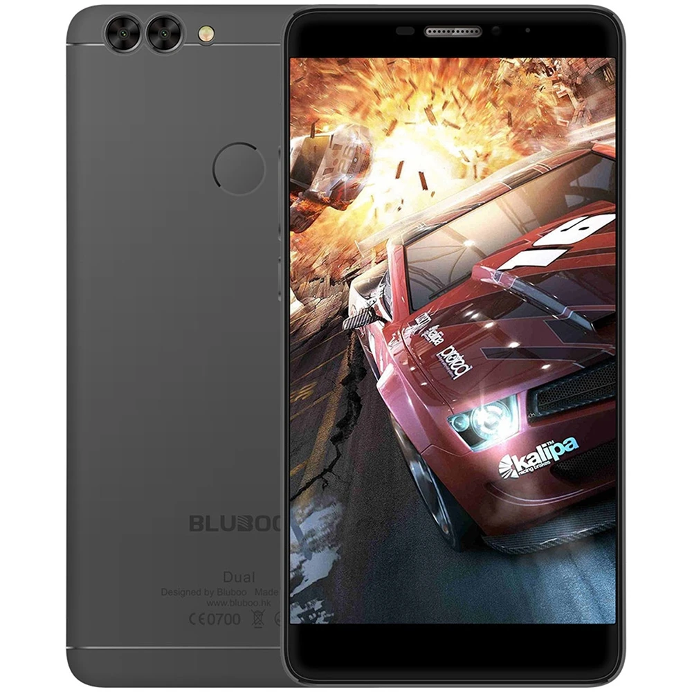 BLUBOO двойной Android 6 0 мобильный телефон 5 'ɿHD Экран 13MP + 2MP назад камеры 4 г MTK6737