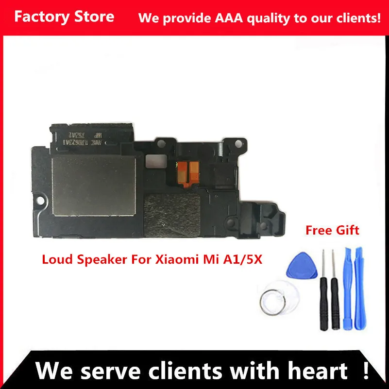Q & Y QYJOY AAA качественный громкий динамик в сборе для Xiaomi Mi A1/5X, громкий динамик, звуковой зуммер, звонок, запасные части для телефона