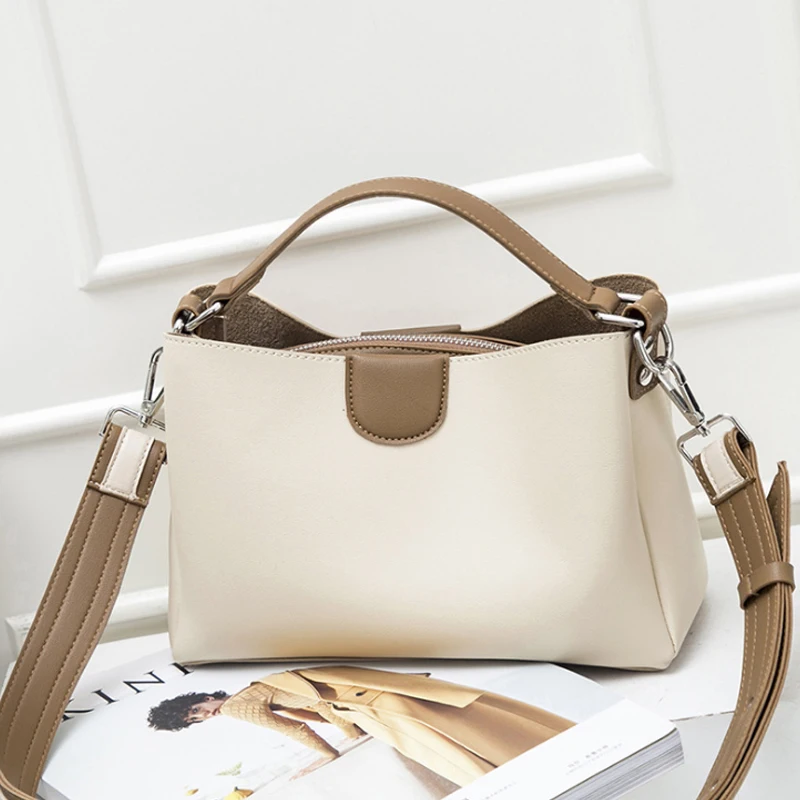 Акция! Повседневная женская кожаная сумка через плечо большие женские сумки на