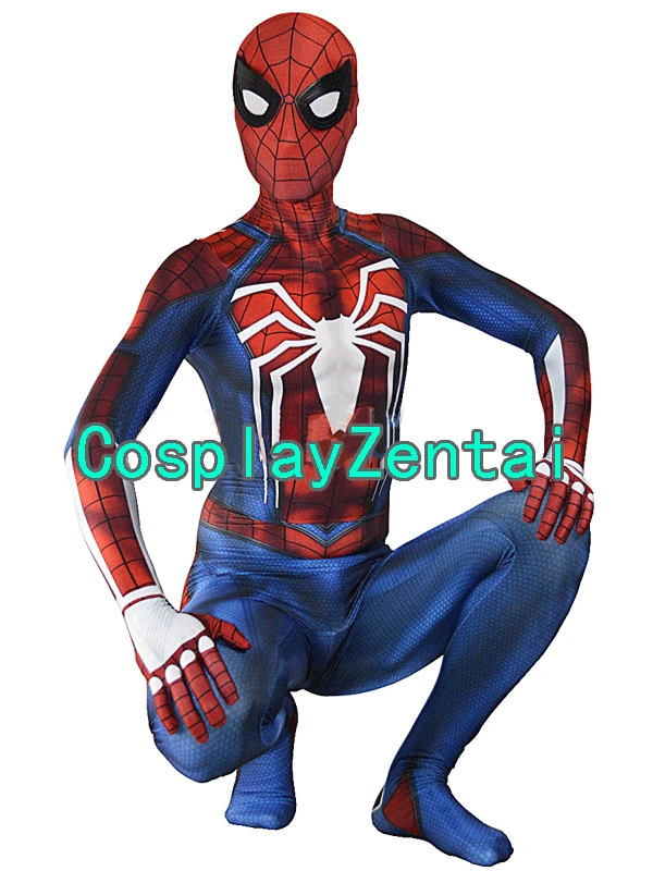 PS4 Insomniac костюм Человека-паука спандекс игры спайдери Косплей Хэллоуин Человек-паук костюм для взрослых/детей Лидер продаж