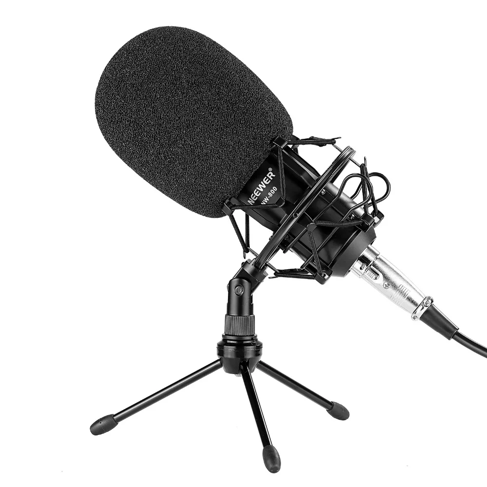 Neewer шариковый поп фильтр для ветрового стекла конденсаторного микрофона 2 36x1 57x2 75