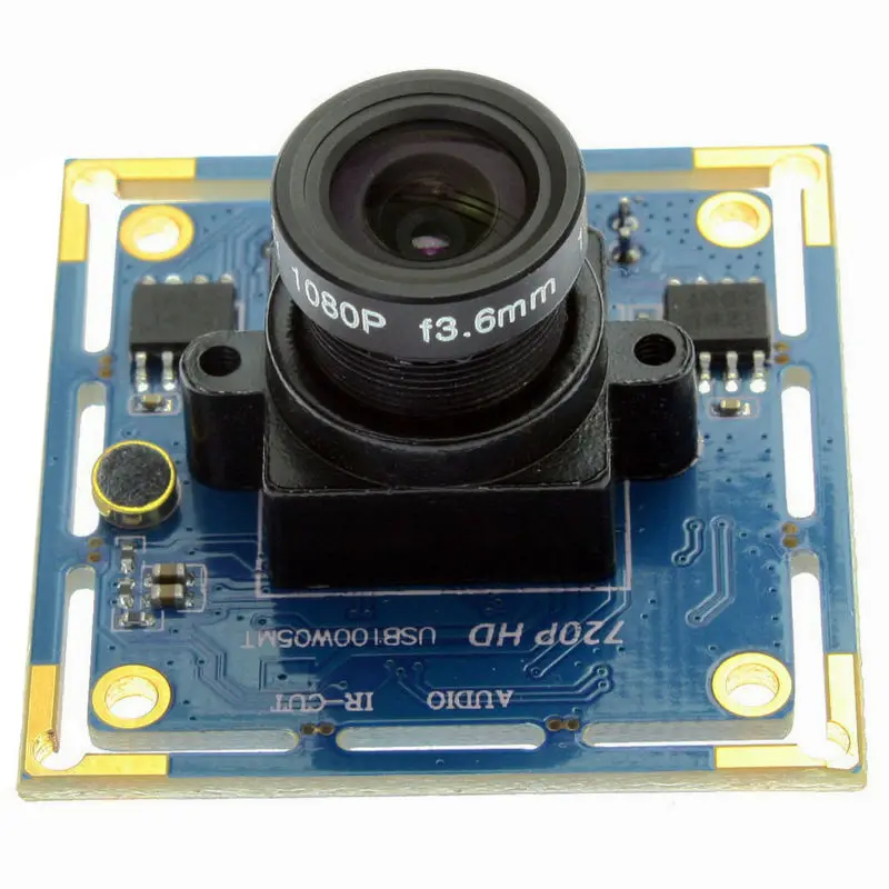 ELP Androoid Linux Windows USB 2.0 mini Webcam HD 720P CMOS OV9712 Usb Camera Module with Microphone for CCTV Security | Безопасность и