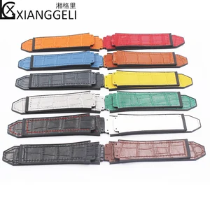 Ремешок кожаный для Hublot серии Big Bang, кожаный браслет для наручных часов, аксессуары для часов, 19 мм x 25 мм