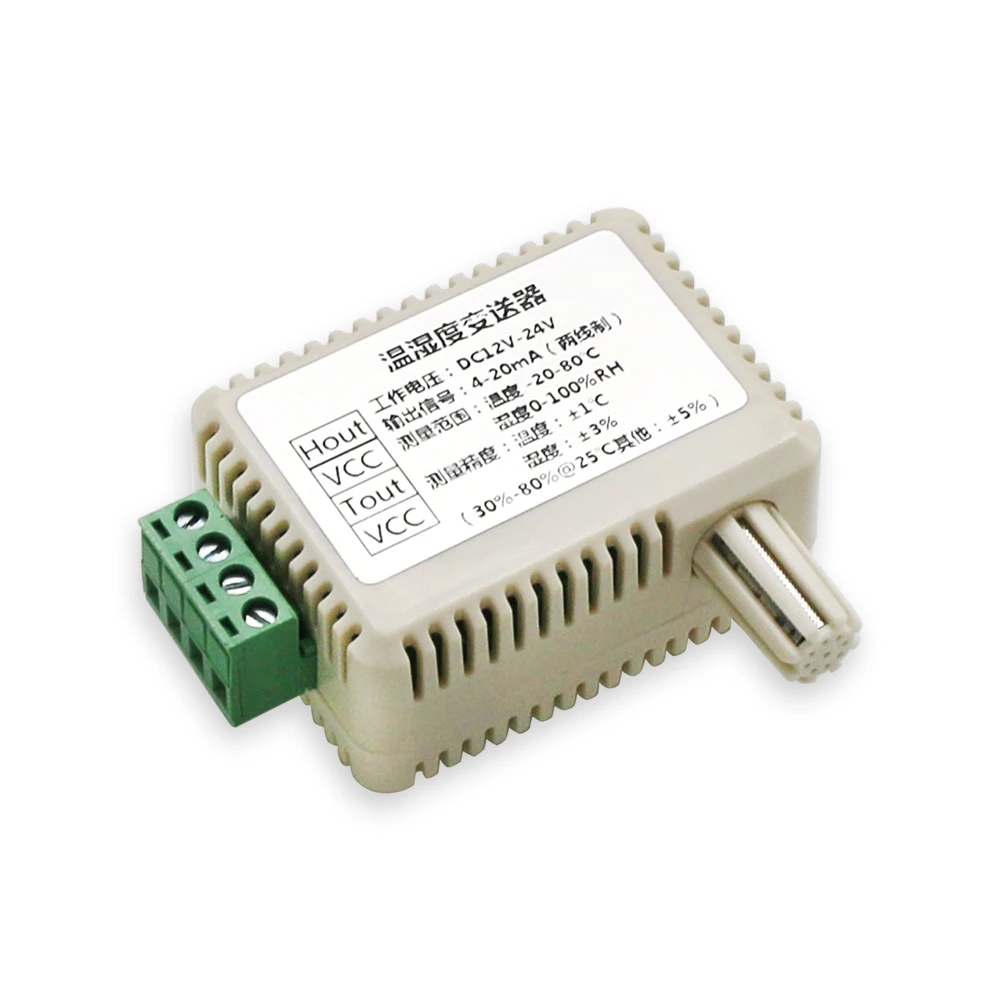 Temperature and humidity sensor Transmitter RS485 4-20mA signal Two-wire system Industrial high precision acquisition module | Электроника
