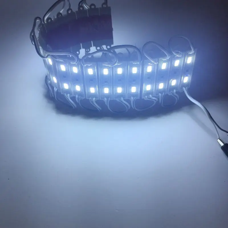 100 шт. светодиодный осветительный модуль 5730 SMD водонепроницаемый IP65 Светодиодный