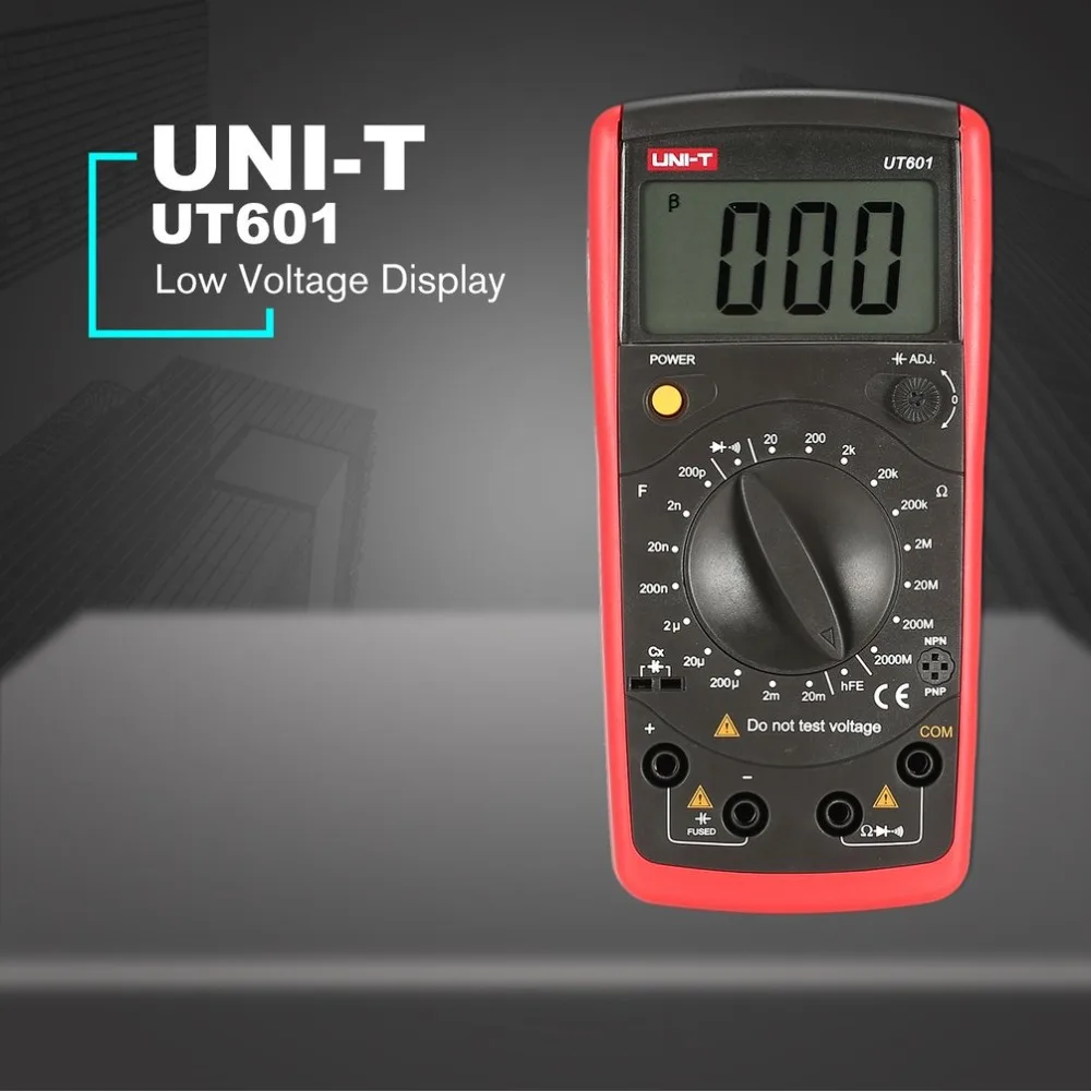 UNI-T UT601 индуктивной измеритель емкости резистор/конденсатор/диод/транзистор
