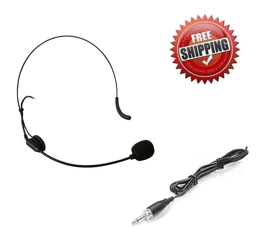 Гарнитура Bolymic для микрофона головной микрофон VHF Wireless microfoon Beltpack 3 5 мм моно