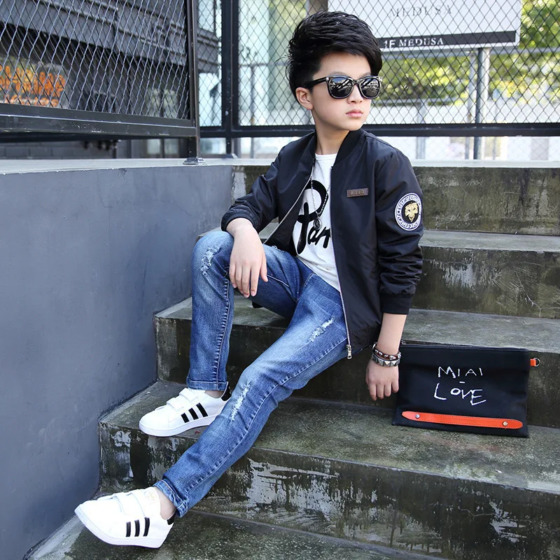 Демисезонные куртки для мальчиков куртка бомбер зеленая ветровка детская с