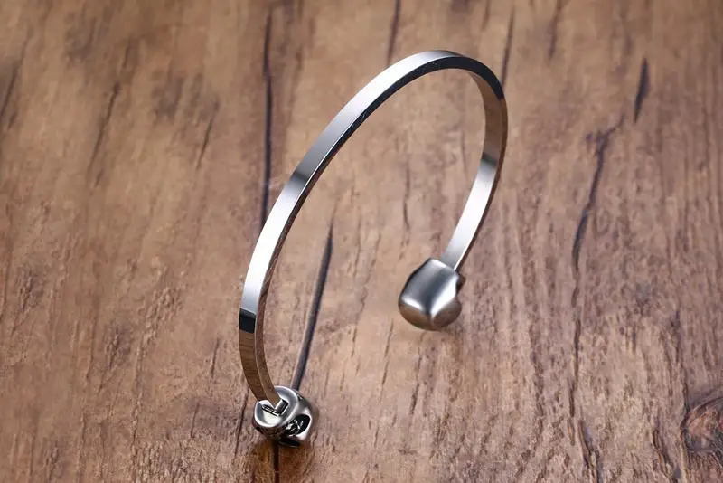 2017 Популярные изысканные ювелирные изделия из нержавеющей стали Открытый Череп