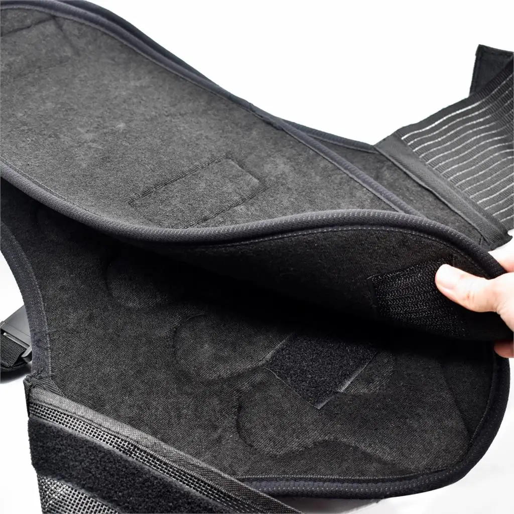 WOSAWE двойные подушечки PE оболочка Спортивная задняя жилетка Защита спины