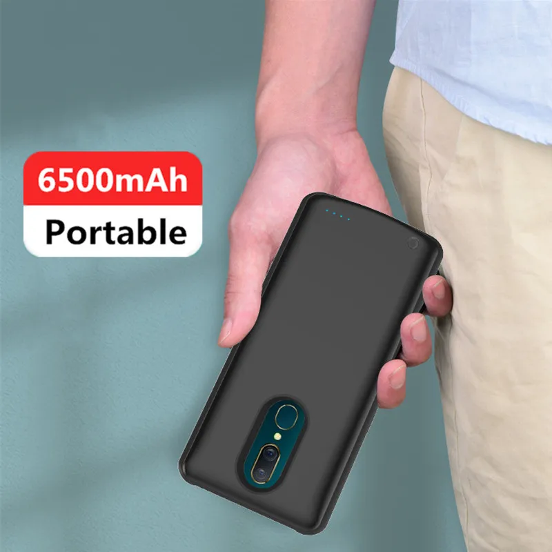 Чехол для зарядки аккумулятора OPPO A9X внешний аккумулятор чехол 6500 мАч