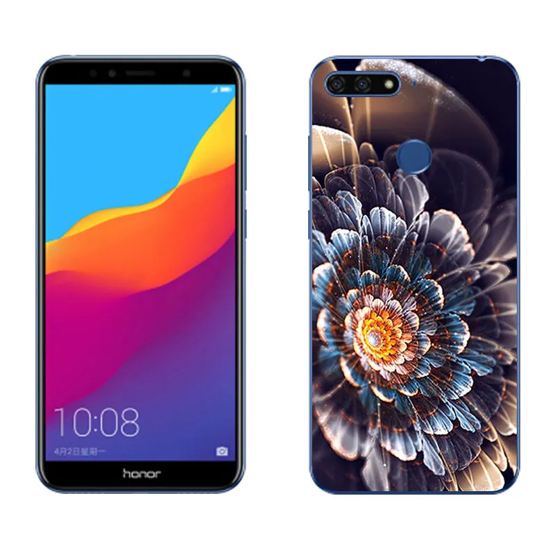 ТПУ для Huawei Honor 7A Pro прозрачный силиконовый чехол телефона 5 7 дюймов задняя крышка
