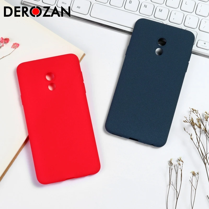 Чехол для Meizu 15 Lite мягкий силиконовый матовый противоударный защитный чехол из