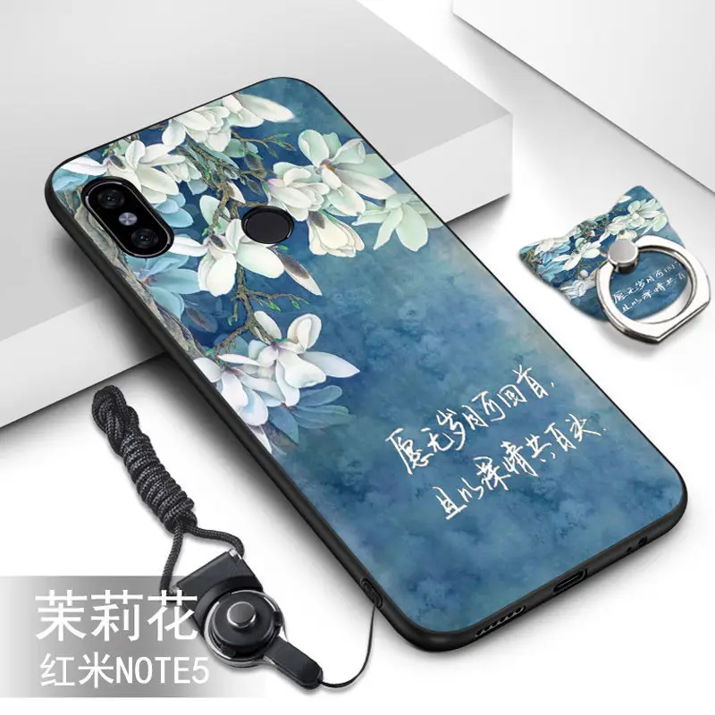 Чехол для Xiaomi Redmi Note 5. Роскошный тонкий мягкий силиконовый чехол из ТПУ с функцией