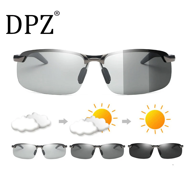 DPZ Роскошные Брендовые очки спортивные HD поляризованные мужские зеркальные