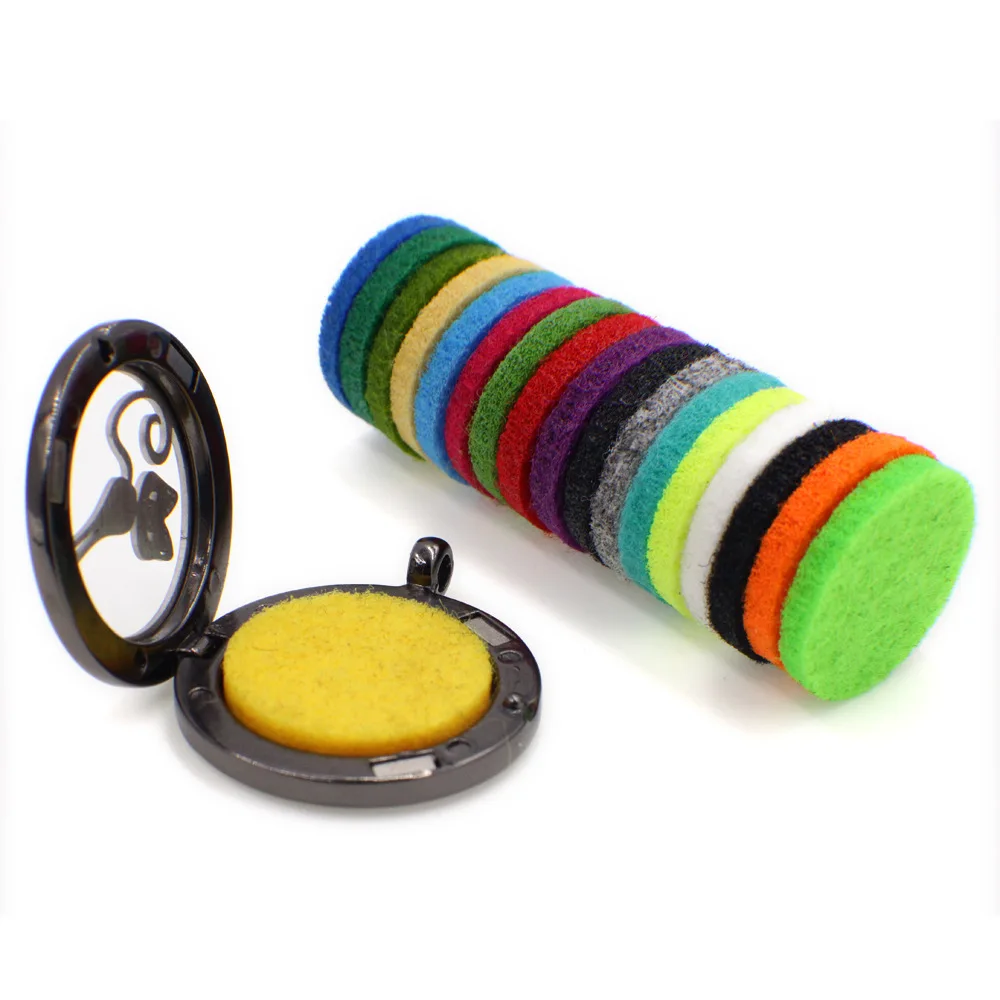 Сплав пушки черный Кот духи ароматерапия Essential Масла диффузор 30 мм медальон кулон