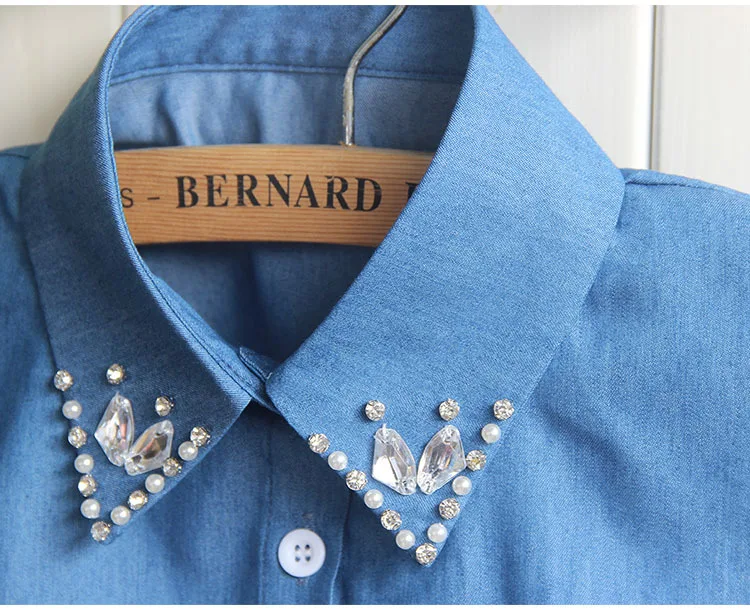 Винтажная рубашка с фальш-воротником Женская хлопковая женский кулон ноготь