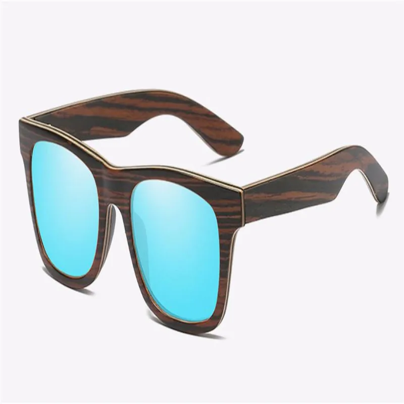 

MONGOTEN Brand Design Unisex New Full Rim Wooden Polarized Sunglasses Frame Goggle UV400 Protection Retro Driving Sunglasses