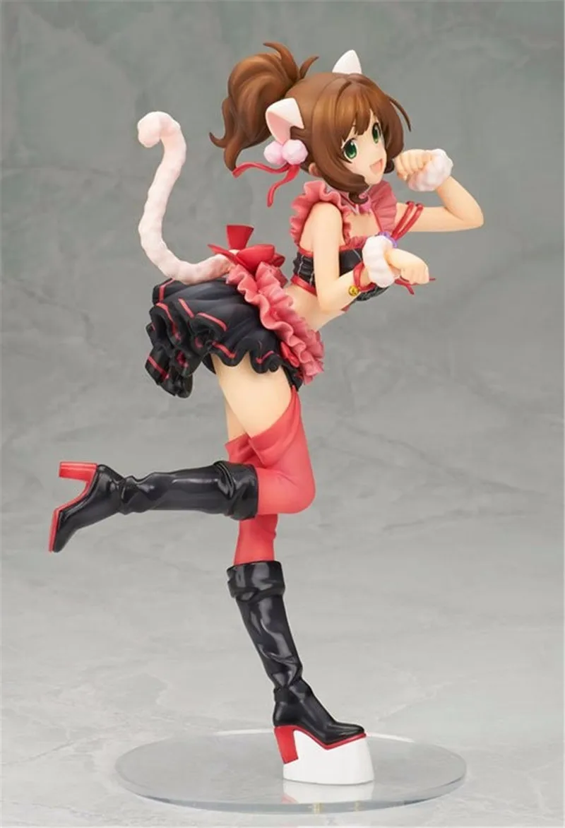 Аниме Мику кошка фигурку 1/8 20 см The idolmaster Золушка для девочек ПВХ коллекционирование, хобби фильм по выгодной цене с доставкой, куклы игрушка-лучший подарок Косплэй