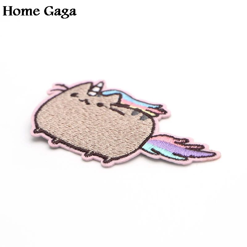 D0269 Homegaga симпатичный мультяшный Кот патчи Железный На пластыре популярный для DIY