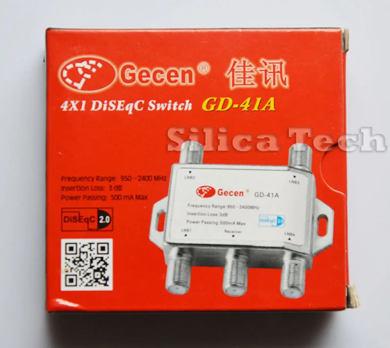 2 шт. переключатель для посуды gechen DISEQC 4x1|multi lnb|lnb multilnb switch |