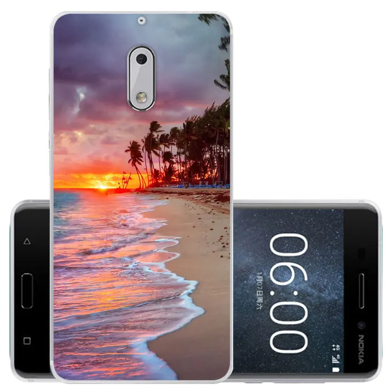 CROWNPRO чехол для Nokia 6 Чехол Мягкий силиконовый чехол для Nokia 6 TA-1000 TA-1003 5," защитный чехол для телефона для Nokia 6 Coque - Цвет: SRL